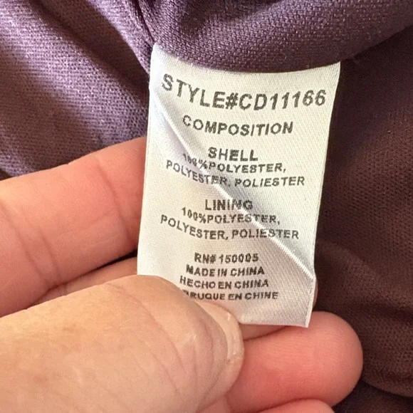 NSR Black and Pink Paisley Long Sleeve Dress beautiful! - Picture 8 of 8